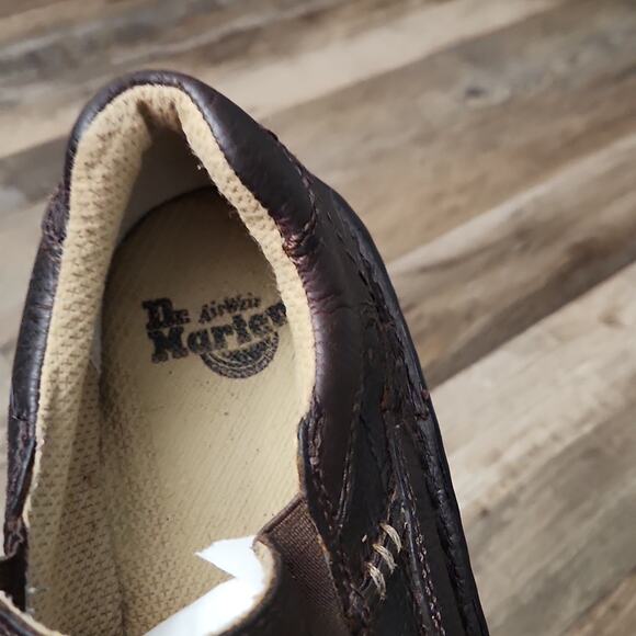 Dr. Martens Mens‎ Dark Brown Leather Slip-Ons Size 9 AW004 KV 05 P Neutral main image 5